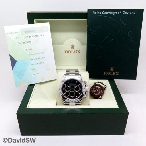 Rolex 116520 Cosmograph Daytona with Black Dial - Image 2