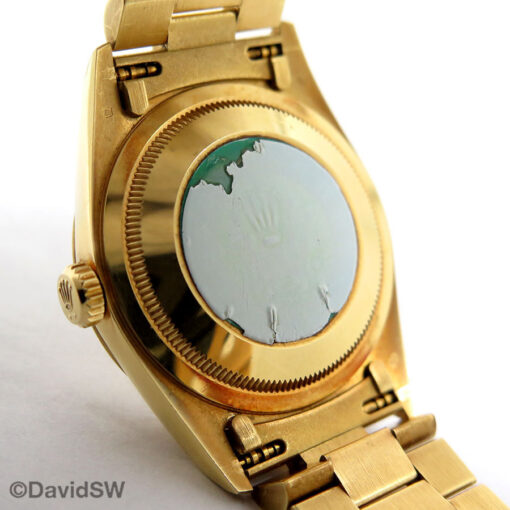 Rolex 18238 Day Date 18K Yellow Gold with Champagne Stick Dial - Image 4
