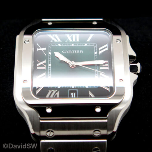 Cartier WSSA0062 Santos de Cartier Large with Green Dial - Image 3