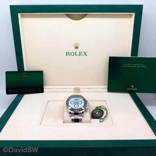 Rolex 116506 Cosmograph Daytona Platinum with Ice Blue Dial - Image 2