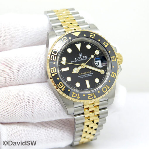 Rolex 126713GRNR GMT Master II 18K/SS on Jubilee