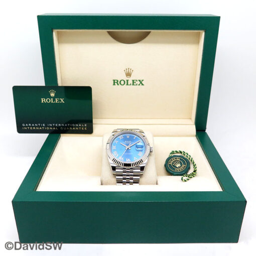 Rolex 126334 Datejust 41 with Azzurro Blue Dial on Jubilee - Image 2