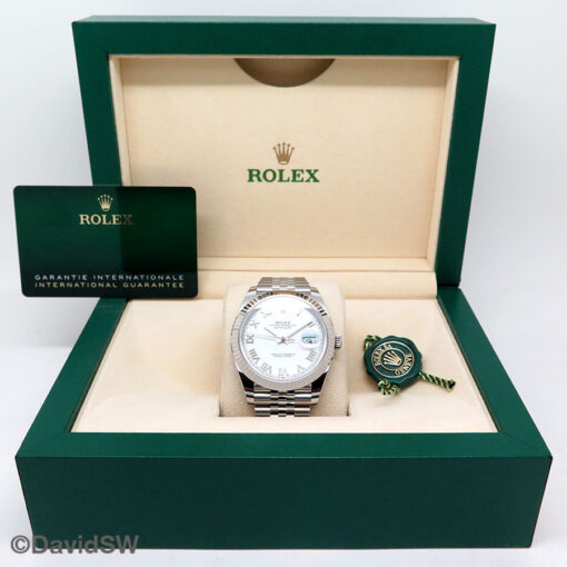 Rolex 126334 Datejust 41 with White Roman Dial on Jubilee - Image 2