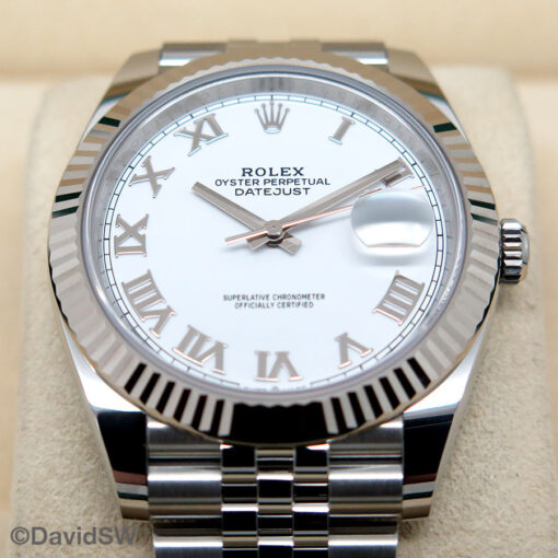 Rolex 126334 Datejust 41 with White Roman Dial on Jubilee - Image 3