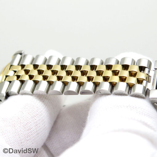 Rolex 16233 Datejust 18K/SS with Champagne Stick Dial on Jubilee - Image 12