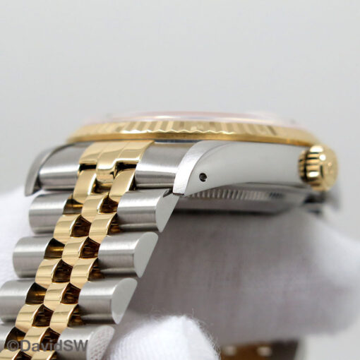 Rolex 16233 Datejust 18K/SS with Champagne Stick Dial on Jubilee - Image 7
