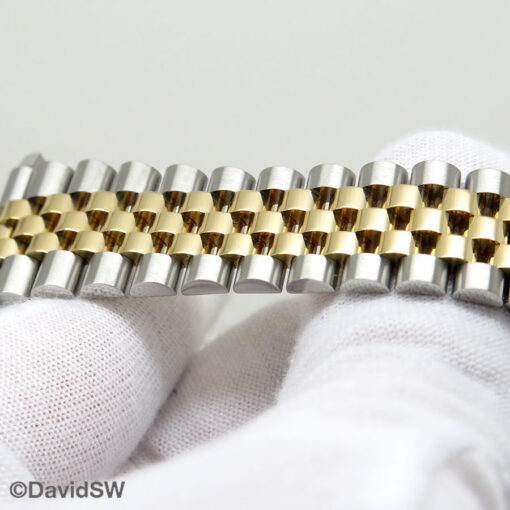 Rolex 126333 Datejust 41 18K/SS with Silver Stick Dial on Jubilee - Image 6