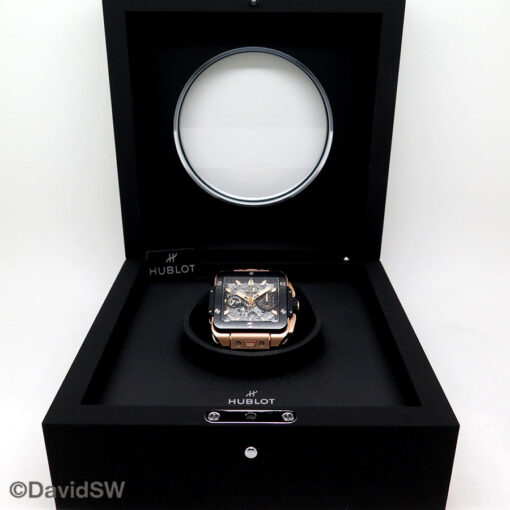 Alternative view of Hublot Square Bang Unico King Gold Ceramic