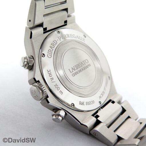 Girard Perregaux 81020 Laureato Chronograph 42mm with Black Dial - Image 5