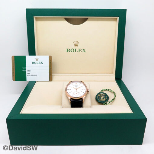 Rolex 50525 Cellini Dual Time 18K Rose Gold - Image 2