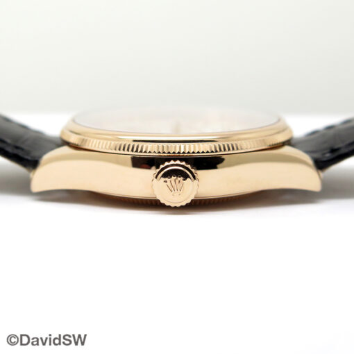 Rolex 50525 Cellini Dual Time 18K Rose Gold - Image 4