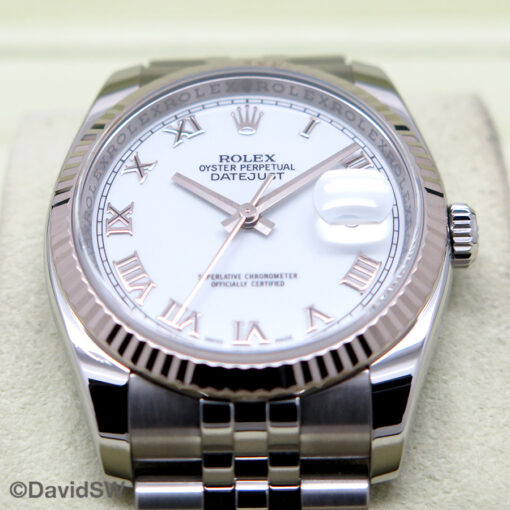 Rolex 116234 Datejust with White Roman Dial on Jubilee - Image 3