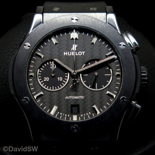 Hublot Classic Fusion Black Ceramic Carbon Fiber Chronograph 42mm - Image 3