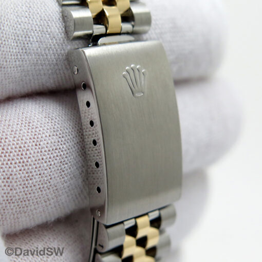 Rolex 16233 Datejust 18K/SS with Champagne Diamond Dial on Jubilee - Image 11