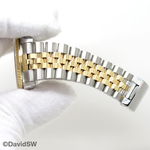 Rolex 16233 Datejust 18K/SS with Champagne Diamond Dial on Jubilee - Image 13