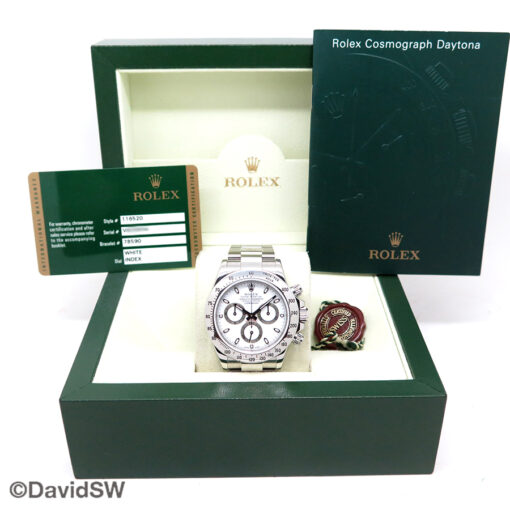 Rolex 116520 Cosmograph Daytona with White Dial - Image 2