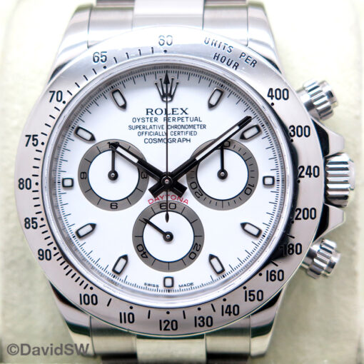 Rolex 116520 Cosmograph Daytona with White Dial - Image 3