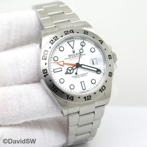 Rolex 226570 Explorer II with White Dial