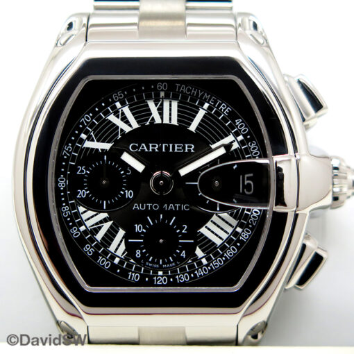 Cartier W62007X6 Roadster Chronograph with Black Dial - Image 3