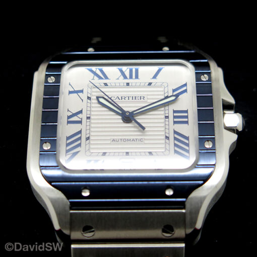 Cartier WSSA0047 Santos de Cartier Large Blue PVD - Image 3