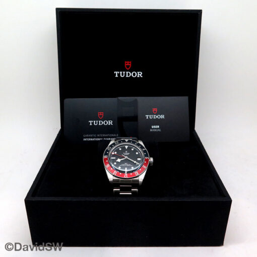 Alternative view of Tudor 79830RB Heritage Black Bay GMT with Red/Blue Bezel