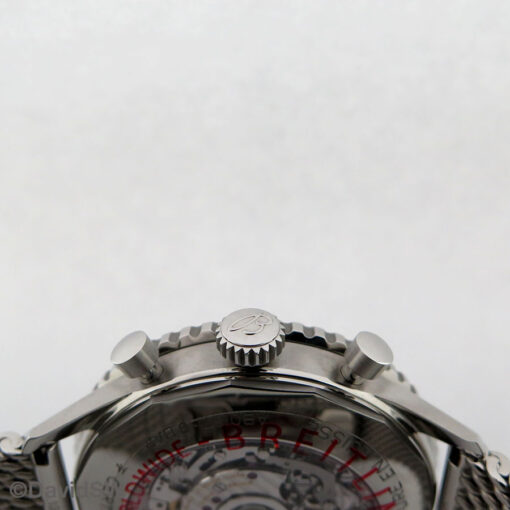 Breitling AB0137 Blue Navitimer B01 Chronograph 46mm on Mesh Bracelet - Image 5
