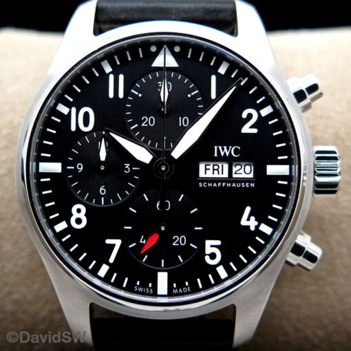IWC IW3881 Pilot's Watch Chronograph 41mm with Black Dial - Image 3