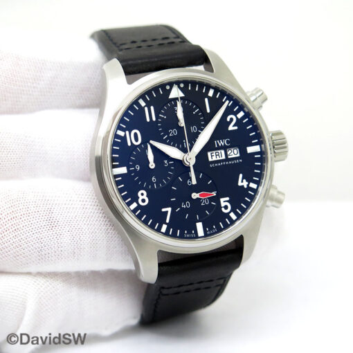 IWC IW3881 Pilot's Watch Chronograph 41mm with Black Dial