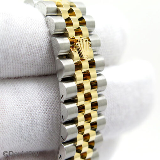 Rolex 278243 Datejust 18K/SS with Olive Green Diamond Floral Motif Dial on Jubilee - Image 7