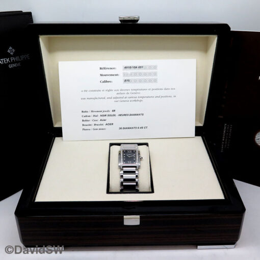 Patek Philippe 4910/10A Twenty-4 with Black Diamond Dial and Bezel - Image 2