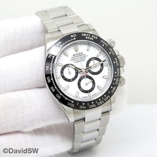 Rolex 116500LN Cosmograph Daytona with White Dial