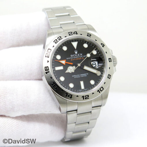 Rolex 216570 Explorer II with Black Dial