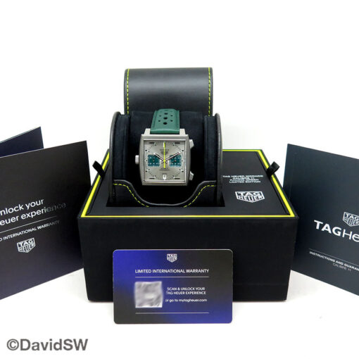 Tag Heuer CAW218E Monaco Titanium Chronograph Racing Green Limited Edition - Image 2