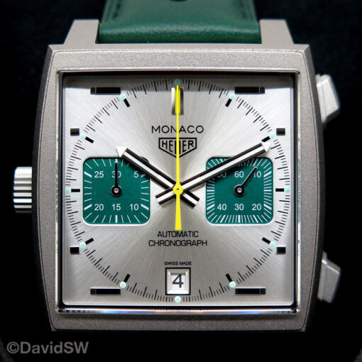 Tag Heuer CAW218E Monaco Titanium Chronograph Racing Green Limited Edition - Image 3