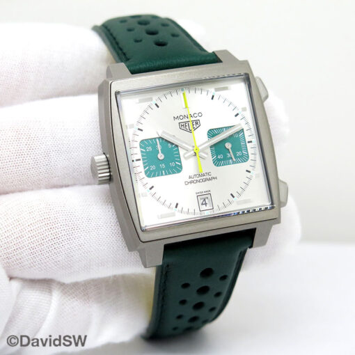 Tag Heuer CAW218E Monaco Titanium Chronograph Racing Green Limited Edition