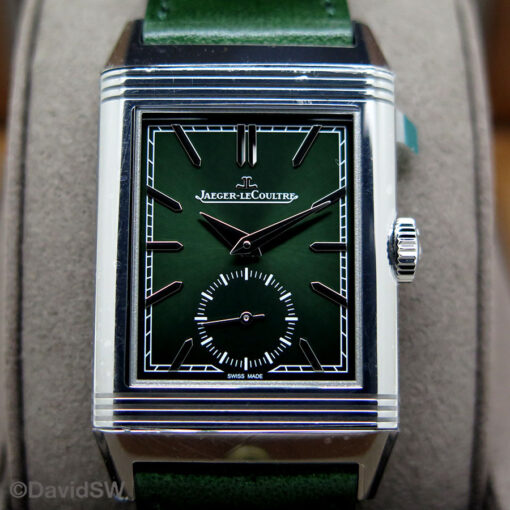 Jaeger LeCoultre Q397843J Reverso Tribute Monoface Small Seconds with Green Dial - Image 4