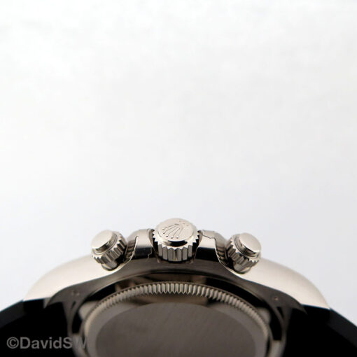 Rolex 126519LN Cosmograph Daytona 18K White Gold with Steel Dial on Oysterflex - Image 4