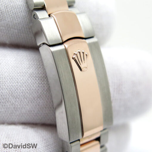 Rolex 178241 Datejust 18K/SS with Rose Roman Dial on Oyster - Image 7