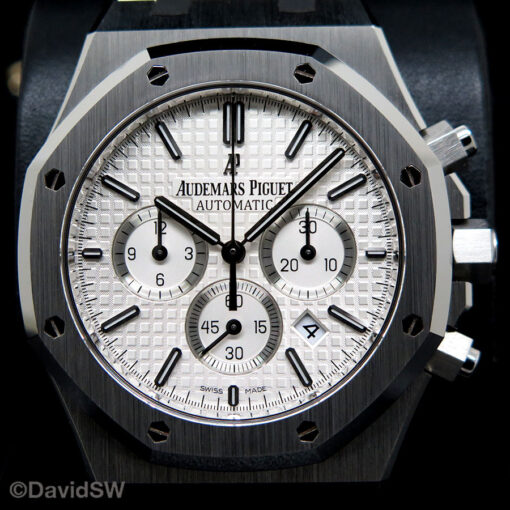 Audemars Piguet 26320ST Royal Oak Chronograph with Silver Dial - Image 3