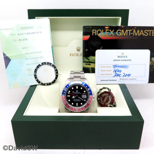 Rolex 16710 GMT Master II with Red & Blue Bezel - Image 2