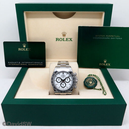 Rolex 126500LN Cosmograph Daytona with White Dial (New Model) - Image 2
