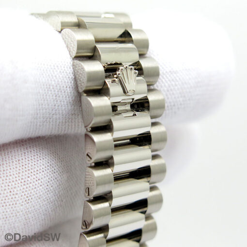 Rolex 228239 Day Date 40 18K White Gold with Slate Stick Dial - Image 7