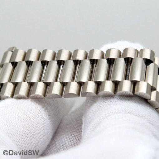Rolex 228239 Day Date 40 18K White Gold with Slate Stick Dial - Image 6