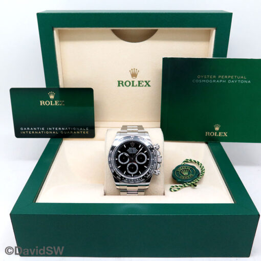 Rolex 126500LN Cosmograph Daytona with Black Dial (New Model) - Image 2