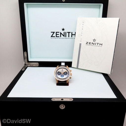 Zenith El Primero A381 Revival 50th Anniversary 18K Yellow Gold Hodinkee Limited Edition - Image 2