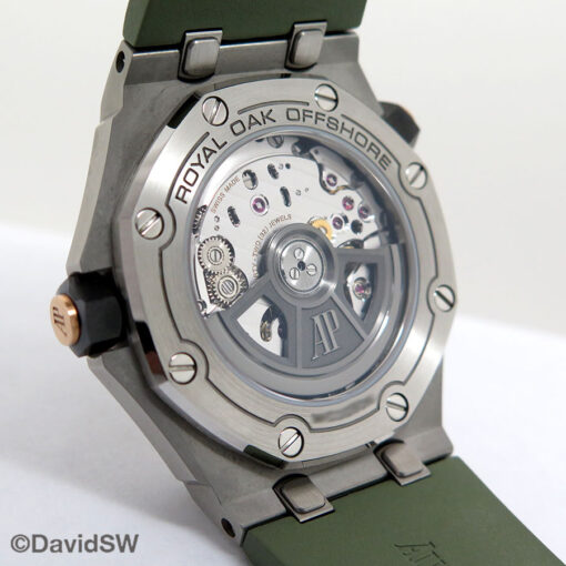 Audemars Piguet 15720ST Royal Oak Offshore Diver with Khaki Green Dial - Image 4