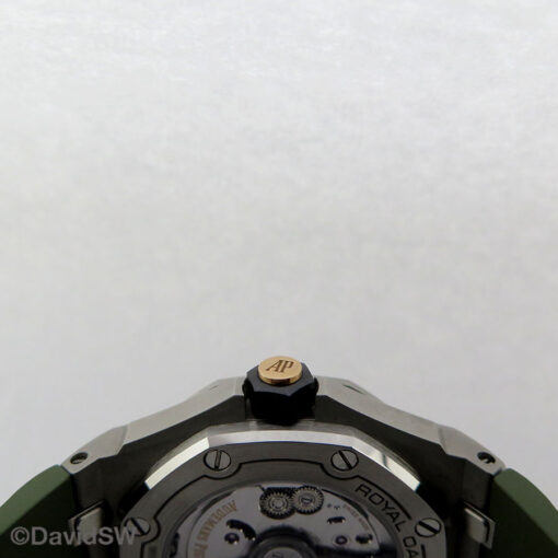 Audemars Piguet 15720ST Royal Oak Offshore Diver with Khaki Green Dial - Image 5