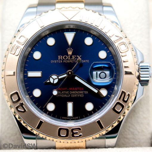 Rolex 16623 Yachtmaster 18K/SS with Blue Dial - Image 3