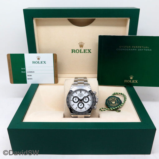 Rolex 116500LN Cosmograph Daytona with White Dial - Image 2