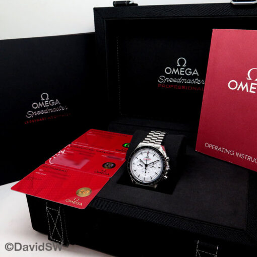 Omega Speedmaster Professional Moonwatch “Sapphire Sandwich” with White Dial - Image 2